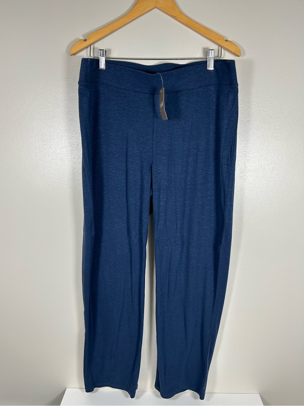 J. Jill Navy Pull-On Relaxed Fit Pants in Indigo blue